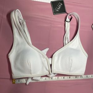 Zaful White Bikini Top